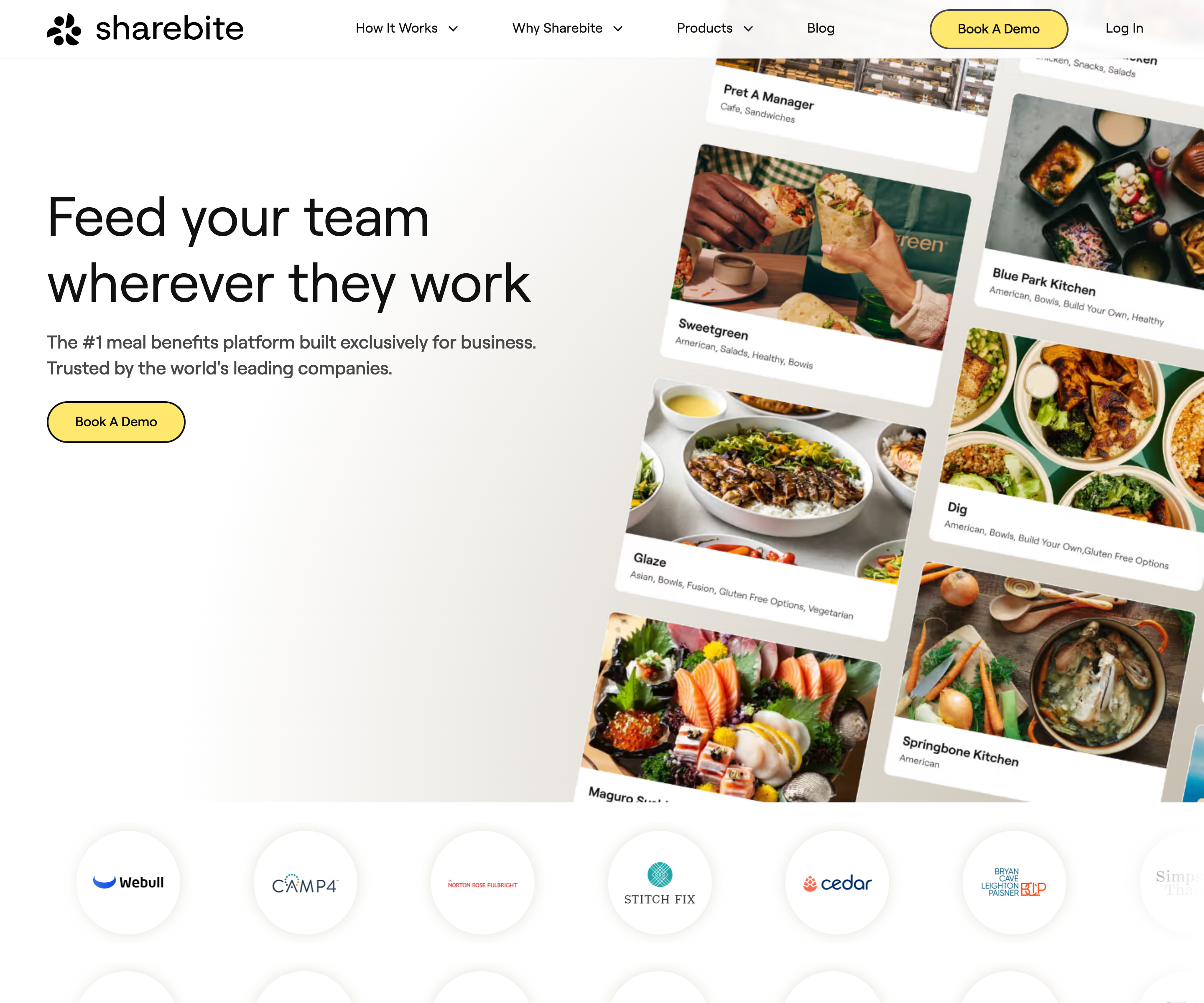Sharebite – interface screenshot
